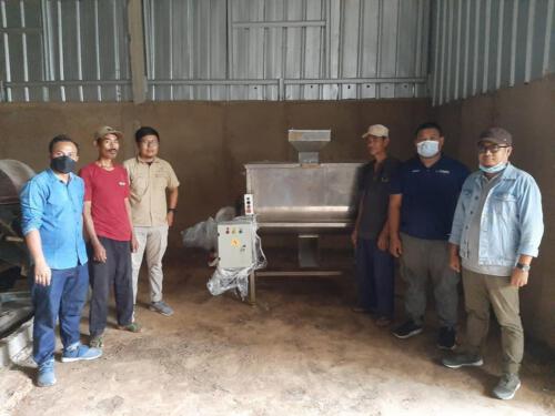 2.10.2021 - PT. CJ INDONESIA MEMBERIKAN CSR KEPADA SALAH SATU GAPOKTAN / FARM DI JONGGOL, BOGOR