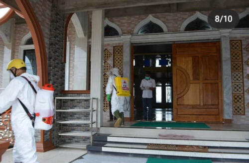 28.03.2020 - PEMYEMPROTAN DISINFEKTAN DI TEMPAT IBADAH
